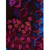 Adrianna Papell Womens Printed Short Flounce Dress(Brown Multi)