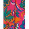 Adrianna Papell Womens Printed Short Flounce Dress(Hot Pink Multi)