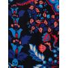 Adrianna Papell Womens Printed Short Flounce Dress(Navy Multi)