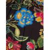 Adrianna Papell Women’s Smocked Printed Short Dress(Black Multi)