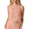 Adrianna Papell Bead Blouson Long Dress, Coral Coast(Coral Coast)