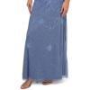 Adrianna Papell Bead Blouson Long Dress, Coral Coast(French Blue)