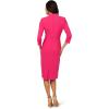 Adrianna Papell Womens Front Tie Short Dress(Tropical Pink)