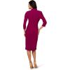 Adrianna Papell Womens Front Tie Short Dress(Wildberry)
