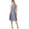 Adrianna Papell Womens Ruffle Jacquard Dress(Blue)