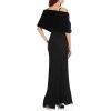 Adrianna Papell womens Faux Fur Wrap(Black)