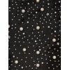 Adrianna Papell Women’s Bead Taffeta Midi Dress(Black/Ivory)
