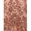 Adrianna Papell Womens Sequin Short Dress(Rose Gold)