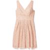 Adrianna Papell Womens V-nk Fit N FLR W/Ognza Inst Ds(Pinksand/Almond)