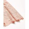 Adrianna Papell Womens V-nk Fit N FLR W/Ognza Inst Ds(Pinksand/Almond)