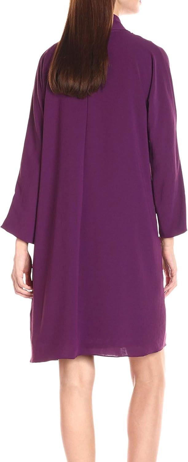 image:imageAdrianna Papell Womens Draped Jacket with Lace DressWinter Blackberry