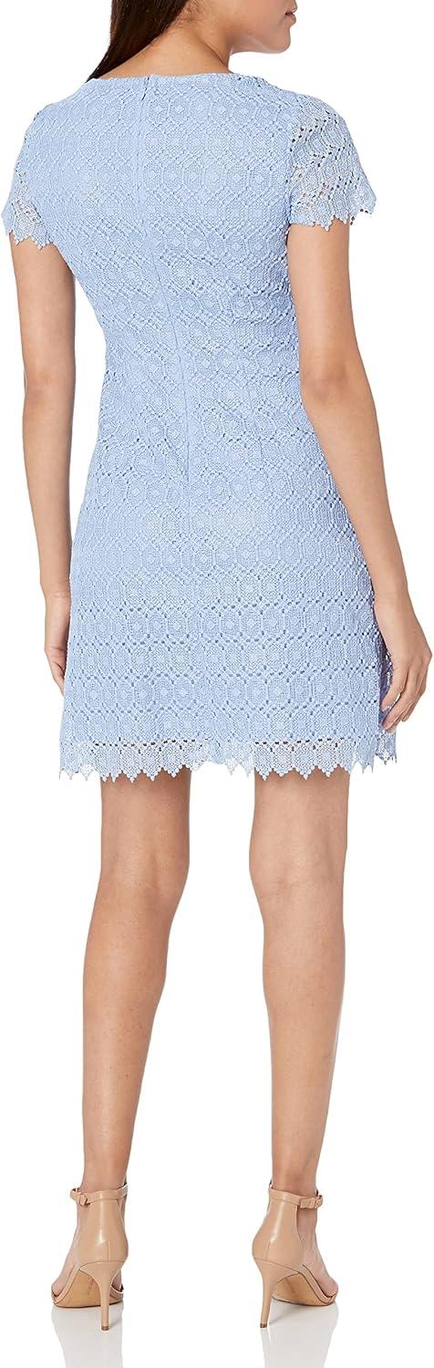 image:imageAdrianna Papell Womens Emmy Lace Aline DressIced Lapis