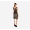 Adrianna Papell Short Beaded Dress Dress(Black Multi)