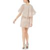 Adrianna Papell Short Beaded Dress Dress(Champagne Sand)