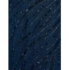 Adrianna Papell Womens Beaded One Shoulder Dress(Deep Blue)