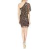 Adrianna Papell Women’s Beaded Sheath Dress(Dark Chocolate)
