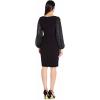 Adrianna Papell Women’s Draped Jersey Cocktail Dress(Black)