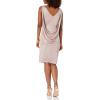 Adrianna Papell Women’s Draped Short Dress(Quartz)