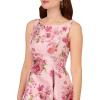 Adrianna Papell Women’s Jacquard Flared Dress(Blush Multi)