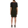 Adrianna Papell Women’s Micro Ottoman Lace Up Sheath(Black)