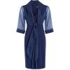 Adrianna Papell Women’s Organza and Crepe Jacket Dress(Navy Sateen)
