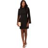 Adrianna Papell Women’s Short Scuba Crepe Dress(Black)