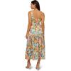 Aidan Mattox Womens Fit and Flare Printed T-Dress(Coral Multi)