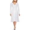 Adrianna Papell Women’s Chiffon Midi Dress(Ivory)