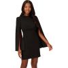 Adrianna Papell Women’s Short Scuba Crepe Dress(Black)