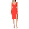 Aidan Mattox Womens Cutout Sheath Dress(Flame Red)