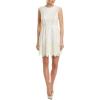 Aidan Mattox Womens Sleeveless Lace Cocktail Dress(Ivory)