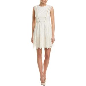 Aidan Mattox Womens Sleeveless Lace Cocktail Dress(Ivory)