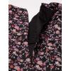 Adrianna Papell Ditsy Floral Jacquard A-Line Dress(Black/Red Multi)