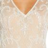 Adrianna Papell Womens Beaded Midi Dress(Ivory Nude)