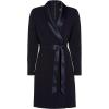 Adrianna Papell Womens Knit Crepe Tuxedo A-line Dress(Midnight)