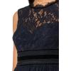 Adrianna Papell Women’s Short Lace Dress(Midnight)