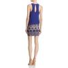 Aidan Mattox Womens Chiffon Halter Bouson Bodice with Lace Skirt(Navy)