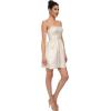 Aidan by Aidan Mattox Women’s Strapless Gold Party Dress(Gold)
