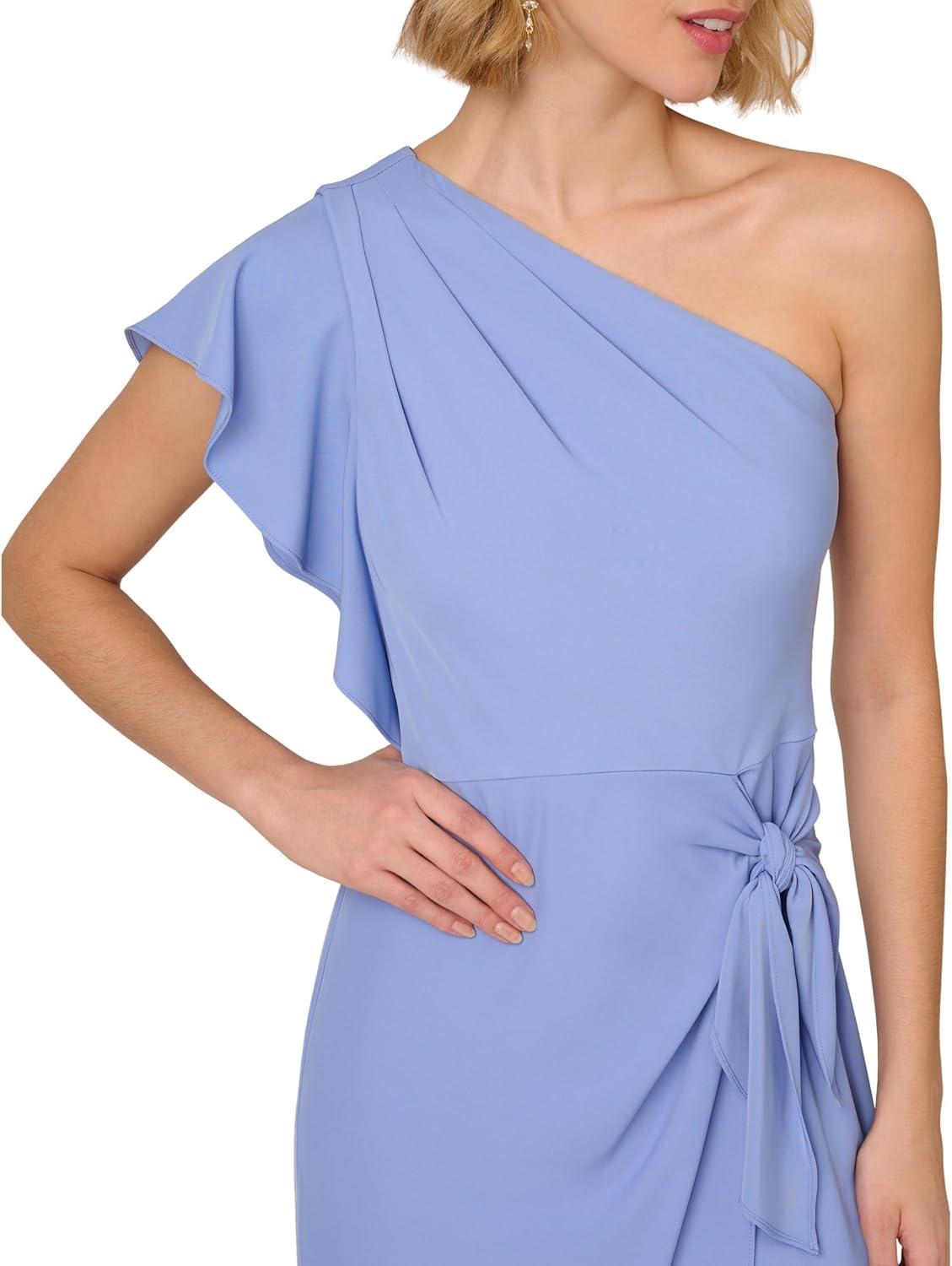 image:imageAdrianna Papell Womens OneShoulder GownPeri Cruise