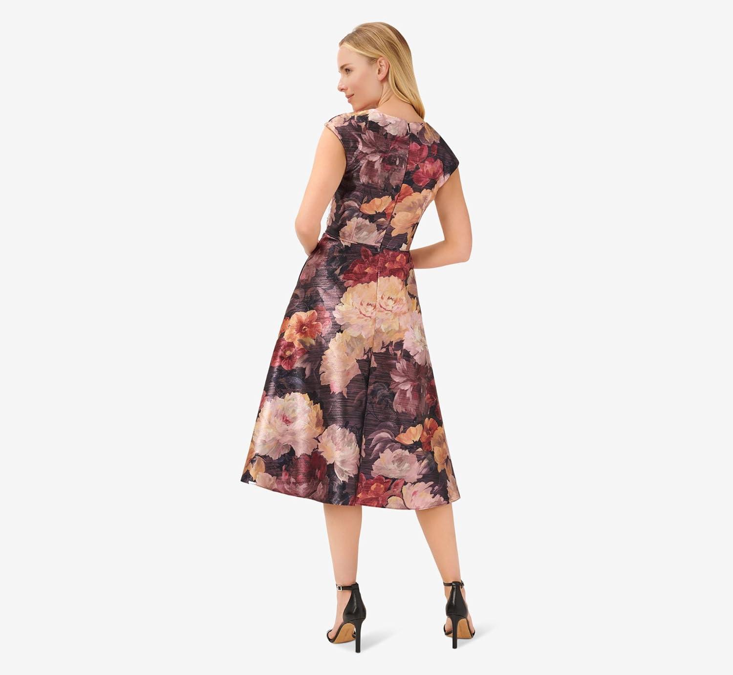 image:imageWomens VNeck Cap Sleeve Pleated DressPink