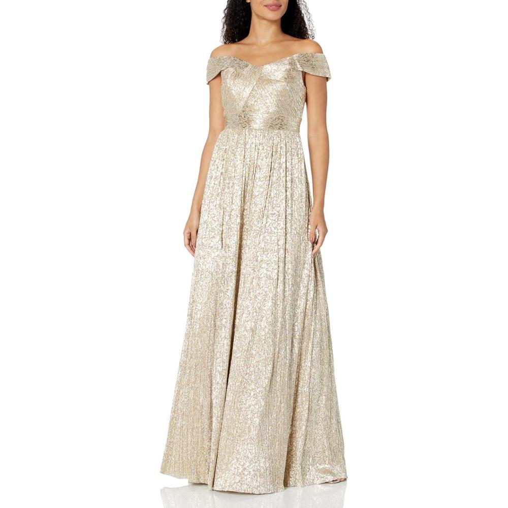 image:imageWomens Off The Shoulder GownGold