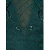 Adrianna Papell Womens Bead Halter Long Dress(Gem Green)