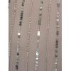 Adrianna Papell Womens Beaded Blouson Gown(Pewter/Silver)
