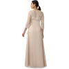 Adrianna Papell Womens Beaded Bodice Taffeta Gown(Cashmere)