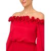 Adrianna Papell Womens Halter Velvet Tulle Dress(Garnet)