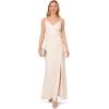 Adrianna Papell Women’s Jersey Draped Gown(Ivory)