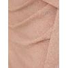 Adrianna Papell Womens Metallic Knit Cascade Gown(Ginger)