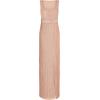 Adrianna Papell Womens Metallic Long Gown(Rose)