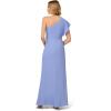 Adrianna Papell Womens One-Shoulder Gown(Peri Cruise)