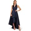 Adrianna Papell Womens Tuxedo High Low Gown(Midnight)